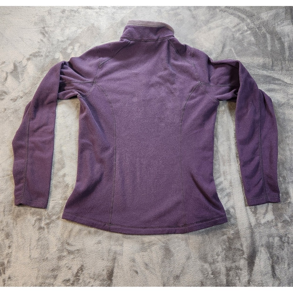 The North Face Jacket Womens Small Purple‎ Glacier 1/4 Zip Pullover Fleece